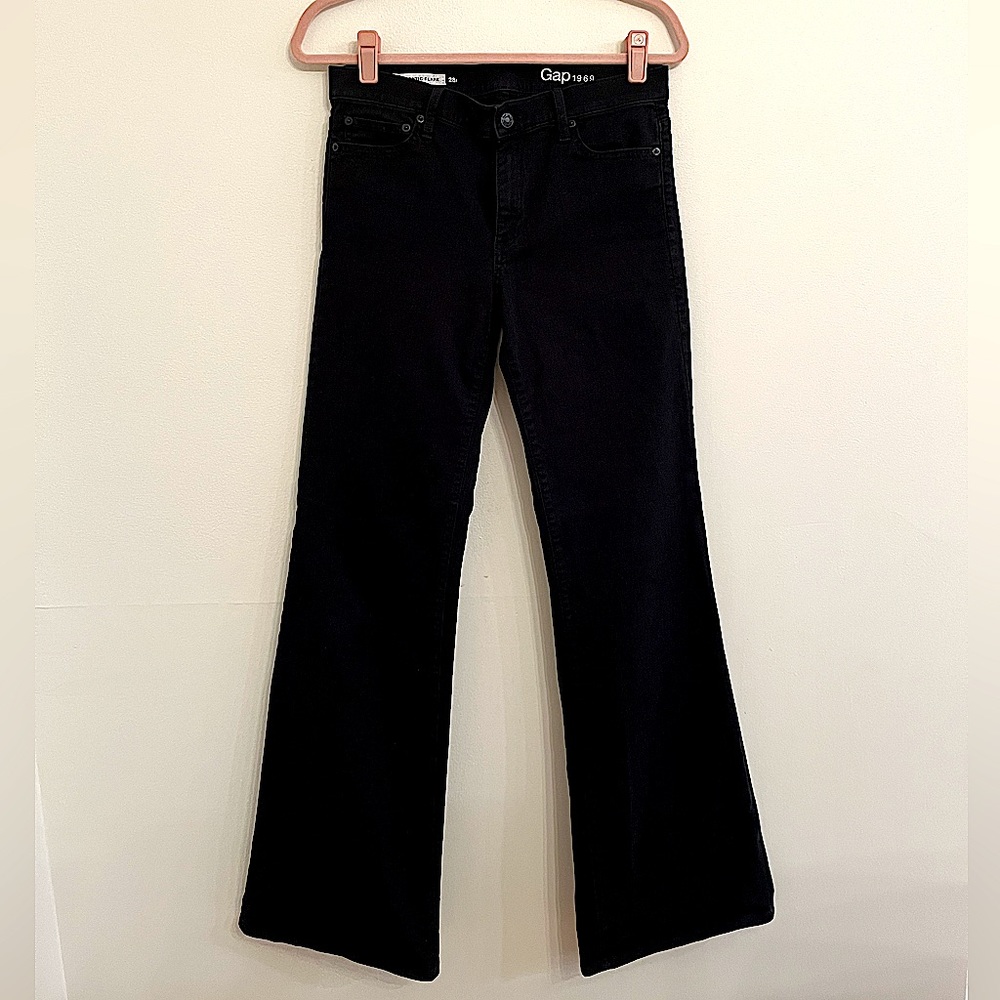 Gap Flare Black Denim Jeans